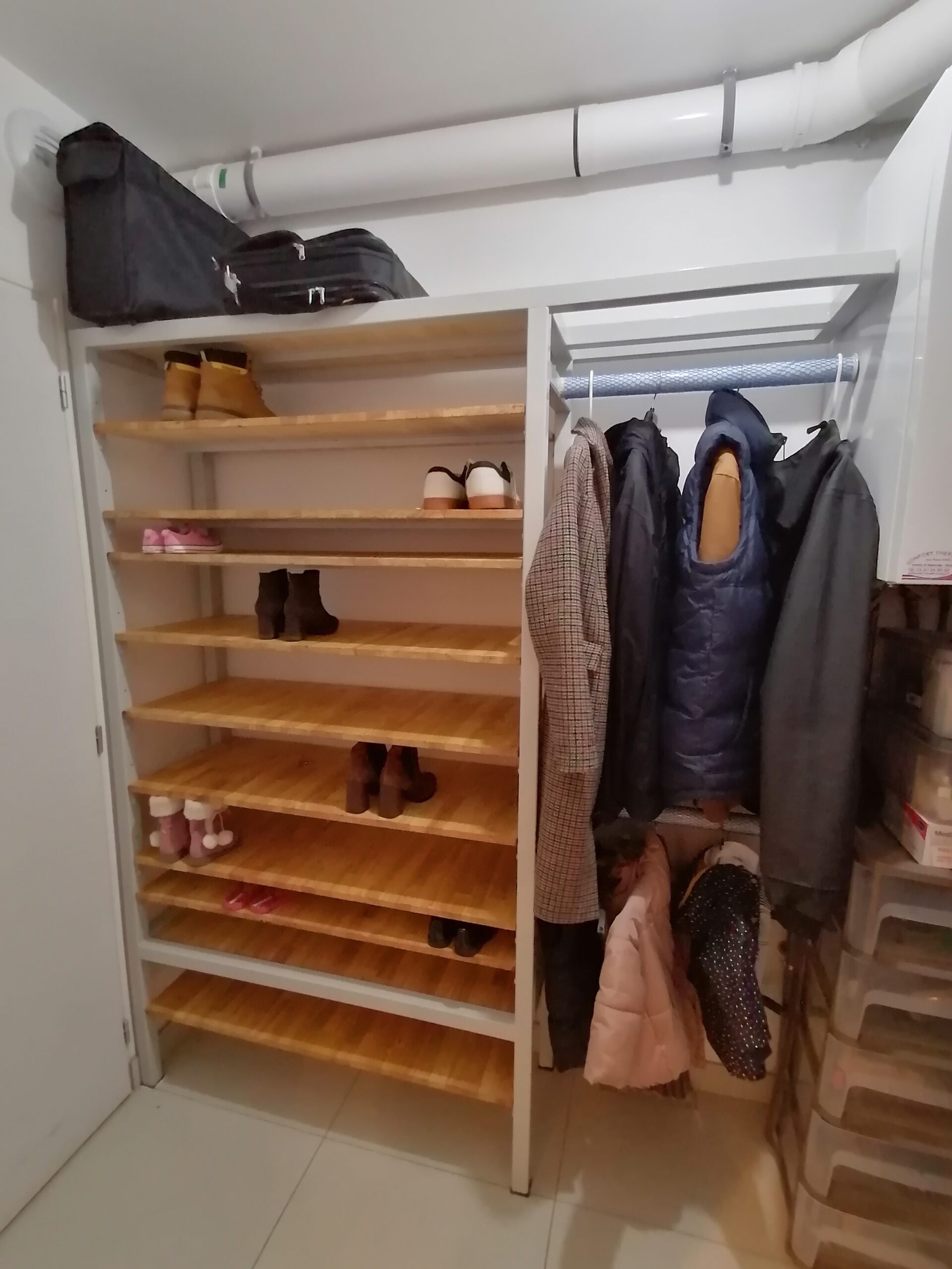 Projet pour particuliers, étagère de rangement