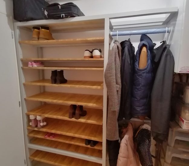 Projet pour particuliers, étagère de rangement